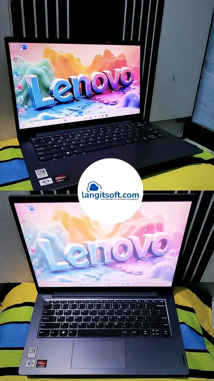 Terjual Laptop Lenovo V14 G4 AMD Athlon Silver